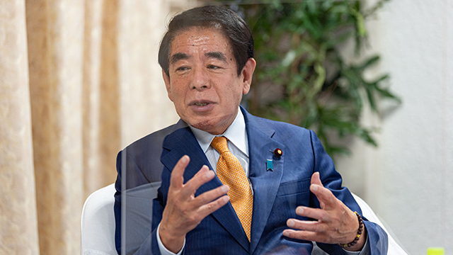 下村博文学院長・佐藤正久副学院長による「ネットDeマイ（出前）講座」