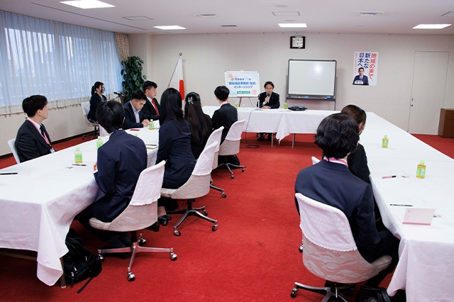 「首都圏第17期インターンシップ」集合研修を開催しました（講師：大野敬太郎 衆議院議員）